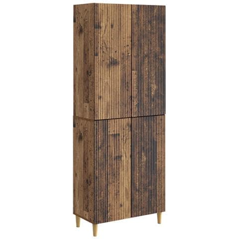 Set di armadi 2 pcs Legno antico 66 x 34,5 x 90 cm - Foto 1