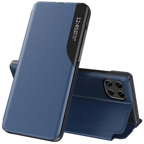 Eco Leather View Case Elegante Per Libri Con Supporto, Progettato Per Samsung Galaxy A22 4g, Di Colore Blu. - Foto 7