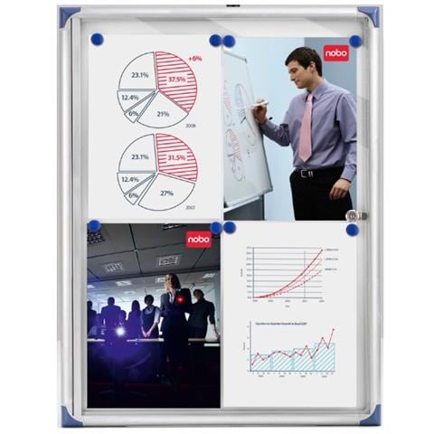 Bacheca ultrapiatta magnetica 4xA4 - Foto 3