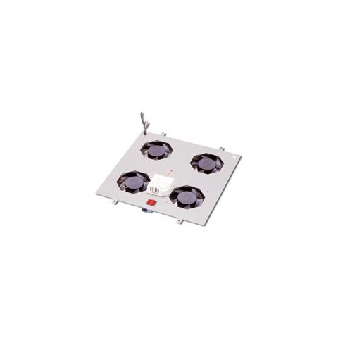 Kit 4 Ventole Con Termostato Colore Grigio Chiaro Per Armadi Linea Professionale - Foto 2
