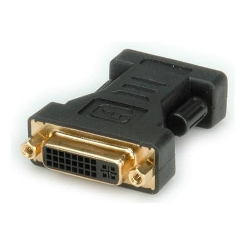 DVI-VGA Adapter VGA DVI-I Nero cavo di interfaccia e adattatore - Foto 2