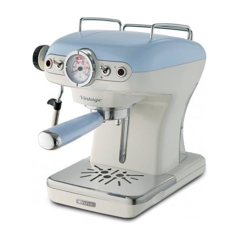 Macchina da Caffè Vintage Potenza 900 Watt Colore Celeste - Foto 2