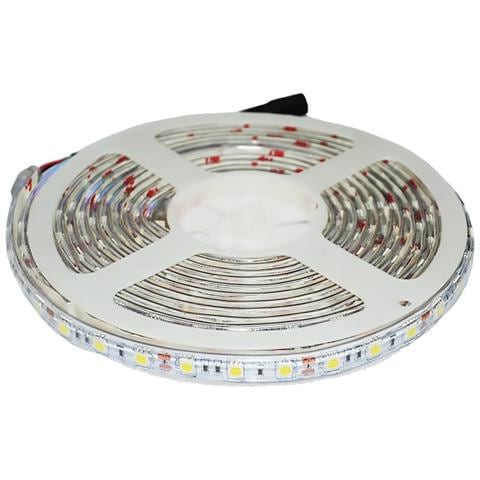 Striscia Led 5050 Monocolore 60 Led / metro - Bobina Da 5 Metri Luce Calda 3000k 2149 - Foto 5