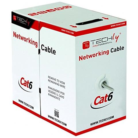 Itp9-flu-0305 305m Cat6 Uutp Utp Grigio Cavo Di Rete - Foto 1
