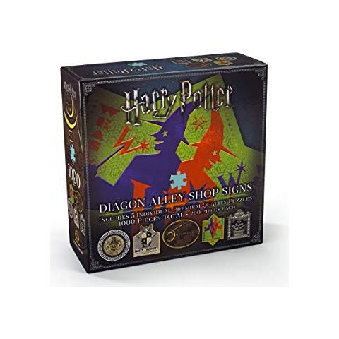 La Nobile Collezione 5X Diagon Alley Firma Negozio 200pc Puzzle Puzzle - Foto 1