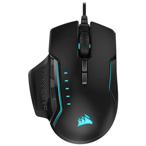 Mouse Glaive Rgb Pro Ottico 7 Tasti 18000 DPI Colore Nero - Foto 2