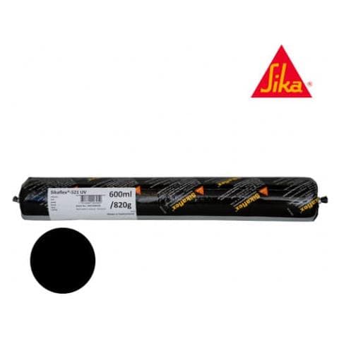 flex 521 Colla Sigillante Ibrido Uv - Nero - 600ml - Foto 2