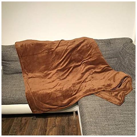 Coperta Termica Xxl Extra Grande, Extra Morbida, 160 Watt, Hd-160w, 180 X 130 Cm, Con 6 Livelli Di Temperatura - Foto 3