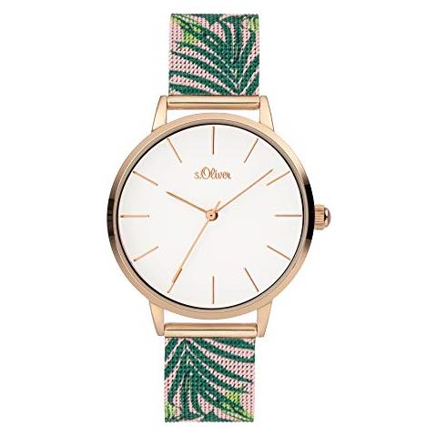 Orologio Analogico Quarzo Donna Con Cinturino In Acciaio Inox So-3980-mq - Foto 1