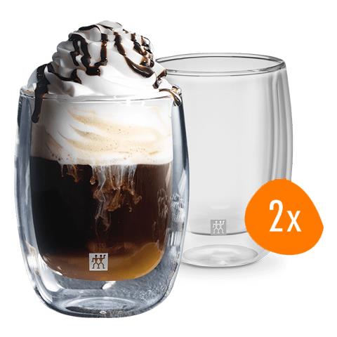Double Walled Coffee Glasses 200 Ml - Set Of 2 - Foto 1