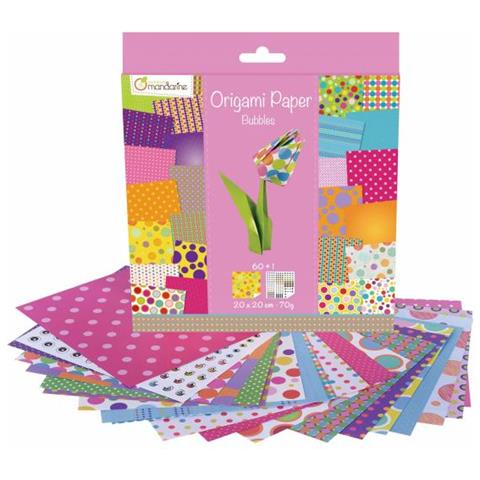 Origami-faltbltter ""bubbles"" Mae: 200 X 200 Mm, 70 G / qm, Farben Sortiert - 1 Stck (52506o) - Foto 1