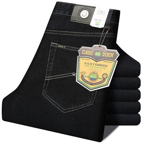 SLOWMOOSE - Jeans Da Uomo D\u0026#39; affari, Primavera, Autunno Pantaloni Skinny  In Denim Elasticizzato Da Uomo, Pantaloni Slim Fit [ jeans Neri / 28] -  ePRICE