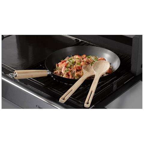 Wok 1 Manico in Legno 10 cm - Foto 2