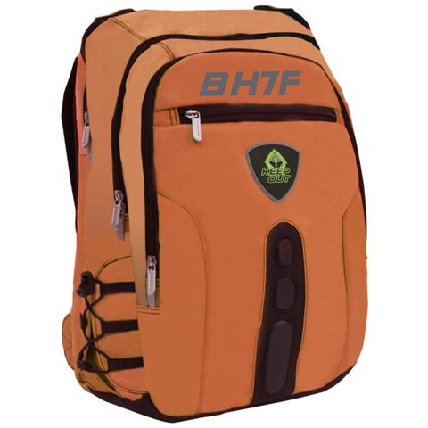 BK7F Ecopelle Nero, Arancione zaino - Foto 1