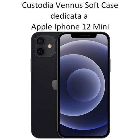 Custodia Tpu Silicone Lite Cover Soft-case Per Apple Iphone 12 Mini Red - Foto 2