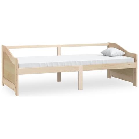 Divano Letto A 3 Posti In Legno Massello Di Pino 90x200cm - Foto 1