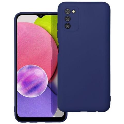 Custodia Tpu Silicone Cover Soft-case Per Samsung Galaxy A03s A037 Blu - Foto 1