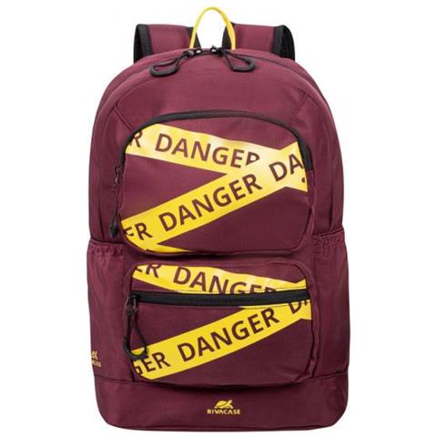 Erebus Borsa Per Notebook 33,8 Cm (13.3"") Zaino Borgogna - Foto 1