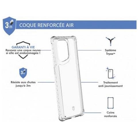 Cover Rinforzata Per Oppo Find X5 Air, Trasparente - Foto 2