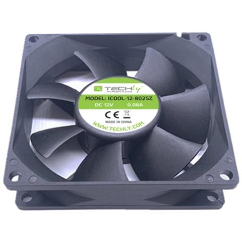 Dissipatore d'Aria per Pc ICOOL-12-8025Z con 2000 Giri /min Colore Nero - Foto 3