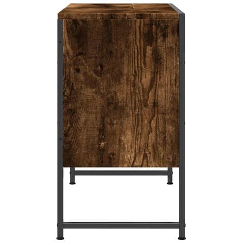 Mobile Lavabo Bagno Rovere Fumo 60x30x60 Cm Legno Multistrato - Foto 10