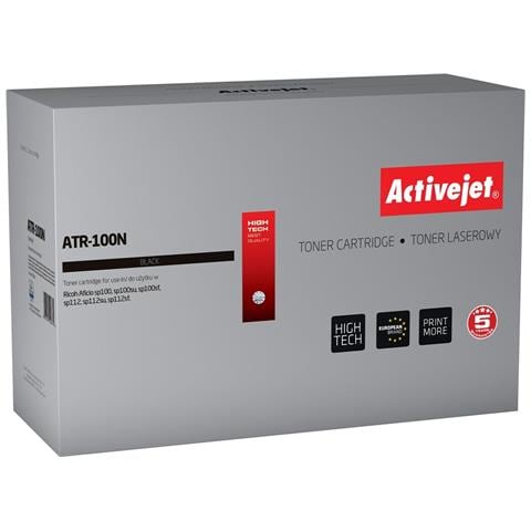 Cartuccia Di Inchiostro ""activejet"" Atr-100n (sostituisce ""ricoh"" 407166; ""supreme""; 1200 Pagine; Nera) - Foto 1