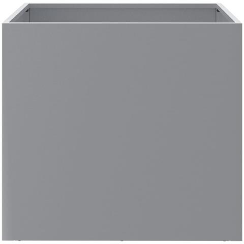 Fioriera Argento 49x47x46 Cm In Acciaio Zincato - Foto 9