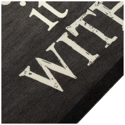 Tappeto Da Cucina Lavabile Nero Tazza 60x180 Cm In Velluto - Foto 3