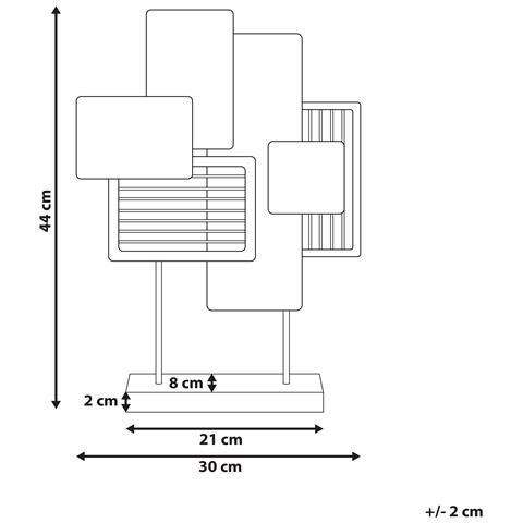 Accessorio Decorativo Boron Metallo Oro - Foto 7