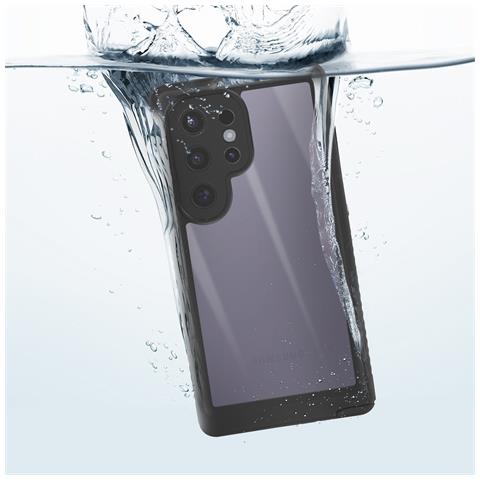 Cover Per Samsung S24 Ultra Impermeabile Ip68 Protezione Completa, Nero - Foto 5