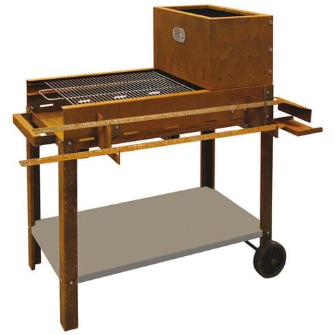 Barbecue A Legna E Carbone In Acciaio Corten El Gaucho Rio - Foto 2