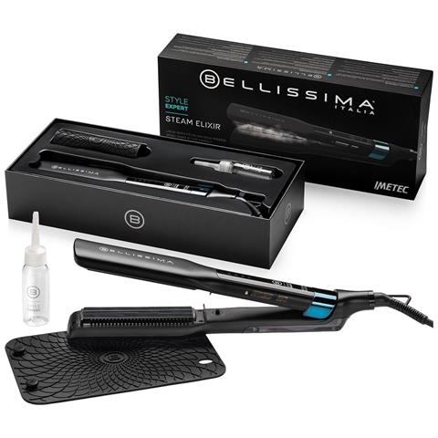 Bellissima Piastra Per Capelli Vapore Steam Elixir Ceramica & Argan 230°c - Foto 1