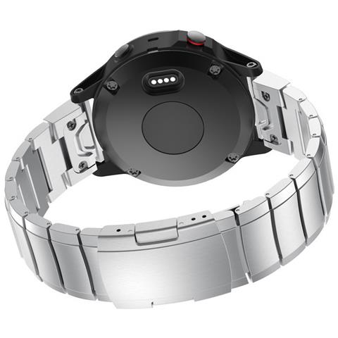 Cinturino In Titanio A Sgancio Rapido Per Garmin Fenix 7x 6x Pro 5x Plus Silver 22 Mm - Foto 2