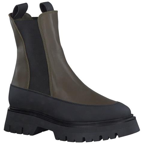 Green Casual Closed Booties Stivaletti Pelle Scarpe Donna Verde Eu 39, 1-25461-29 710 - Foto 2