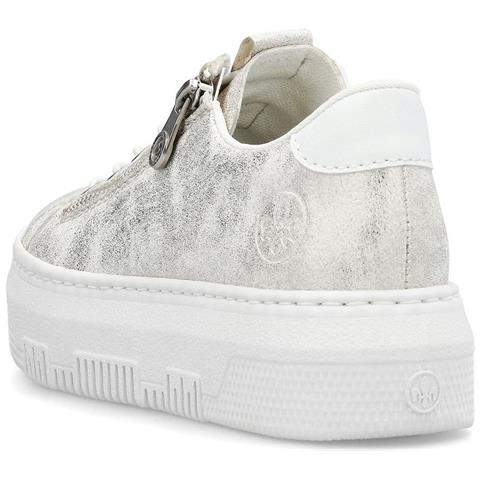 Leisure Trainers White Sneakers Sintetico E Tessile Scarpe Donna Bianco Eu 41, M1953-60 - Foto 3