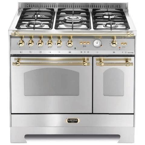Cucina Elettrica RSD96GVGTE /CI 5 Fuochi a Gas Forno Elettrico Multifunzione Termoventilato Classe A Dimensioni 60 x 60 cm Colore Acciaio Inox - Foto 1