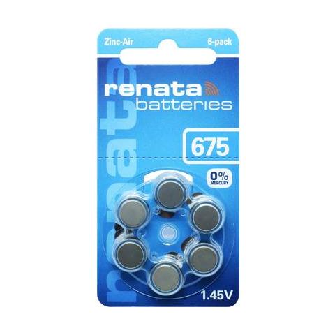 Pila a Bottone ZA 675 660 mAh per Apparecchi Acustici - Foto 1