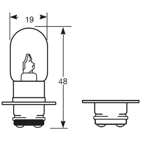 Lampadina 12v 25/25w - Foto 2