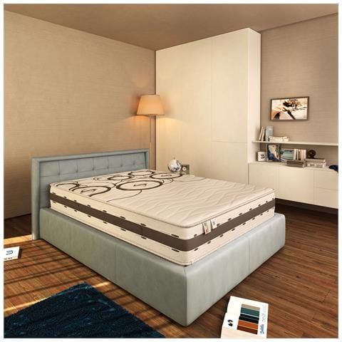Materasso Memory Alto 25 Cm | Certificato Sanitized | Fascia Traspirante 3D | Notti d'Argento Plus Piazza e Mezzo 120x200 cm - Foto 1