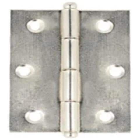 2 - Pezzi - Cerniera Spina A Levare 50x50mm - In Ferro Nichelato Con Viti - Foto 1