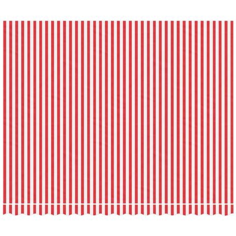 Tessuto Di Ricambio Per Tenda Strisce Rosse E Bianche 4x3 M - Foto 2