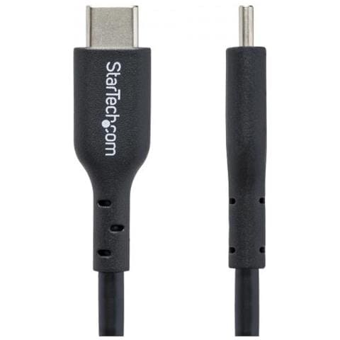 Cavo USB-C da 4 m, cavo di ricarica e sincronizzazione 60 W (3 A) PD, cavo USB 2.0 per laptop, rivestimento in TPE - Cavetto USB C nero per ricarica - Foto 2