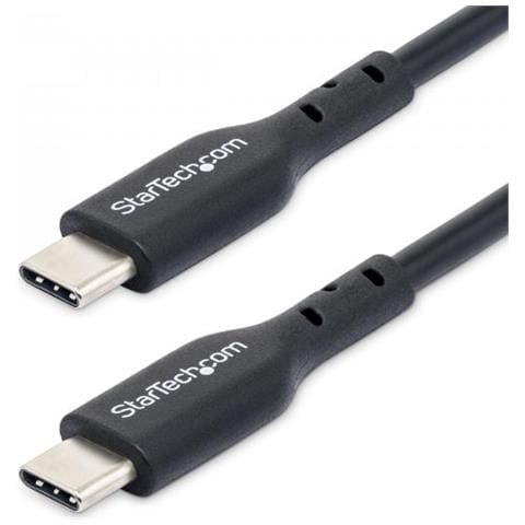 Cavo USB-C da 4 m, cavo di ricarica e sincronizzazione 60 W (3 A) PD, cavo USB 2.0 per laptop, rivestimento in TPE - Cavetto USB C nero per ricarica - Foto 1