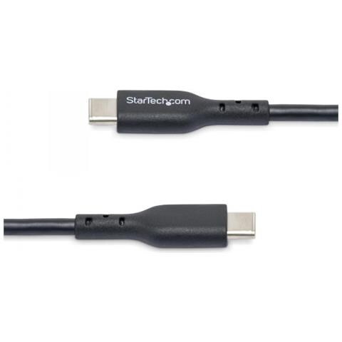 Cavo USB-C da 4 m, cavo di ricarica e sincronizzazione 60 W (3 A) PD, cavo USB 2.0 per laptop, rivestimento in TPE - Cavetto USB C nero per ricarica - Foto 3