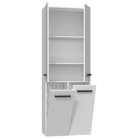 NEL 2K DD BPOL armadietto di conservazione per bagno Bianco - Foto 3