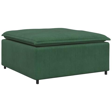 Modulo Poggiapiedi Divano Modulare Verde Giungla 100x100x48 cm - Foto 1