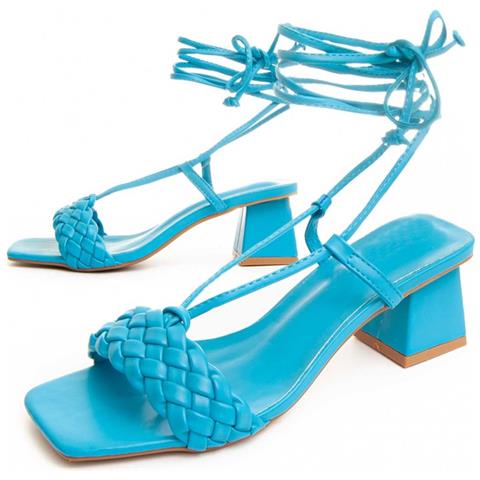 Sandalo Con Tacco Andalita5 Blu. - Foto 1