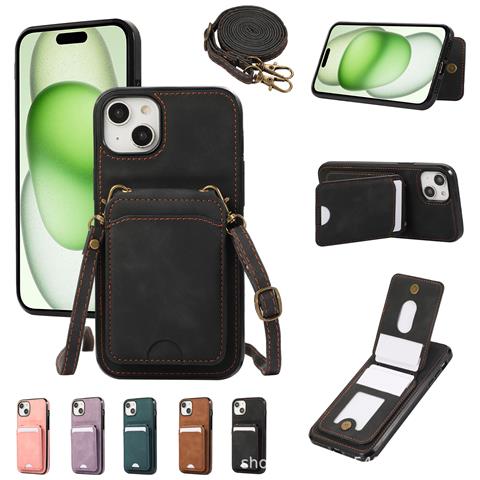 Custodia Per 11 Pro Max Con Portacarte E Tracolla - Foto 1