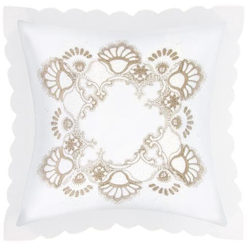 Set Di 2 Copricuscini Ricamati 40x40 Cm - Foto 1