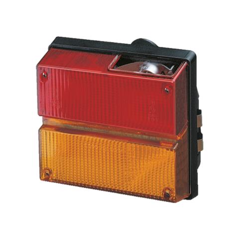 Fanale Posteriore Alogeno Destro 188x140mm 3 Funzioni Luminose - Foto 1